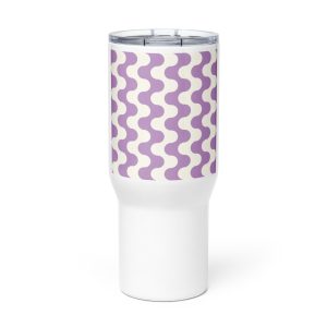 Travel mug with a handle