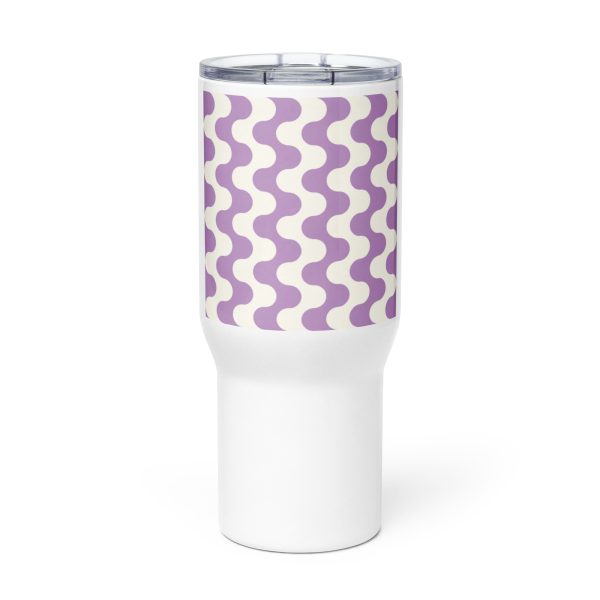 Travel mug with a handle