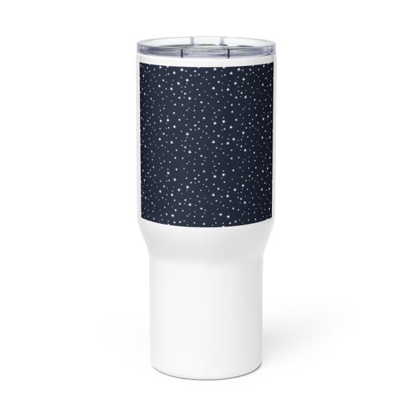Travel mug with a handle