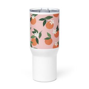 Travel mug with a handle
