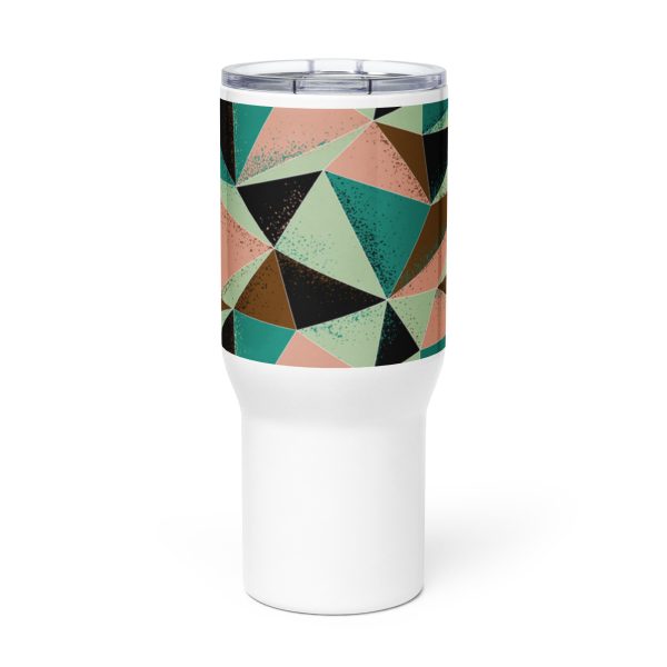Travel mug with a handle