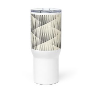 Travel mug with a handle
